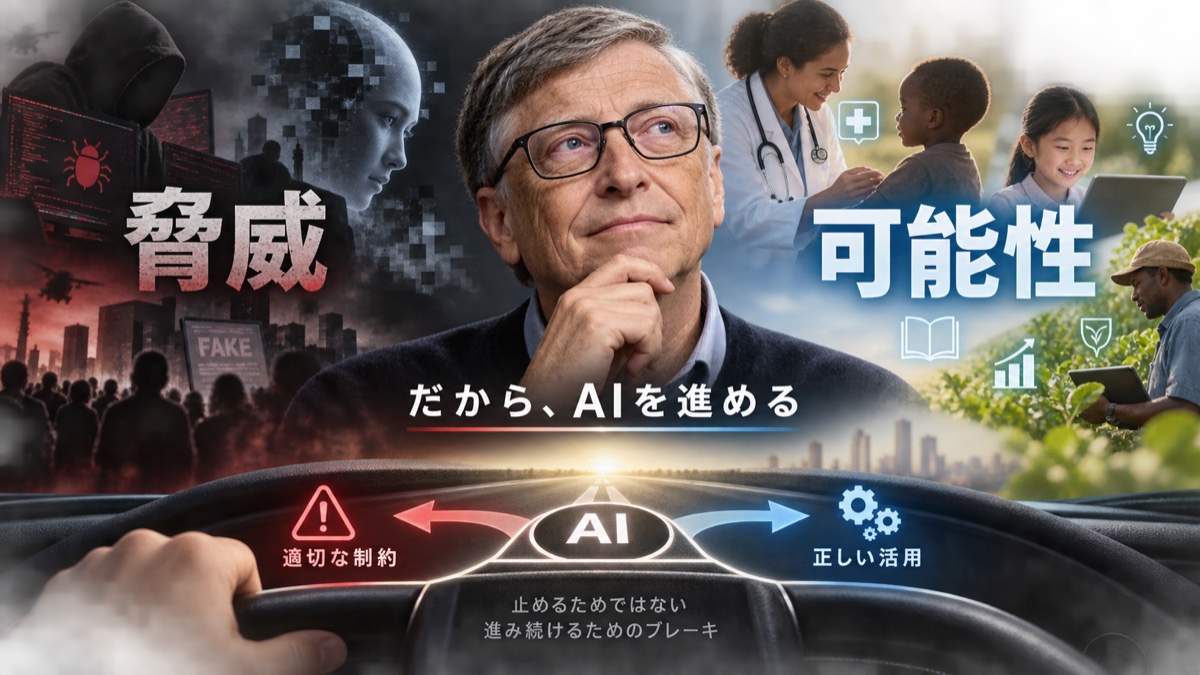 AIが医療や教育を支える可能性と悪用リスクの両面