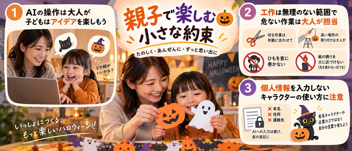 親子で楽しむための、小さな約束
